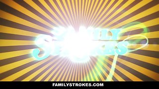 FamilyStrokes - MILF Fucks Step-Son for..