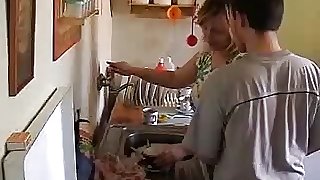 Mature Fucking In The Kitchen