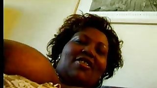 Black BBW Granny Slobs and Fucks BWC