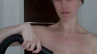 Mom Vacuums Cock