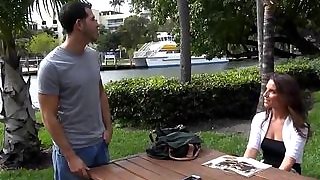 she is on a cock and she moans so strong