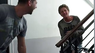 MILF squirts big for stranger