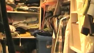 Spying a quickie in our storeroom