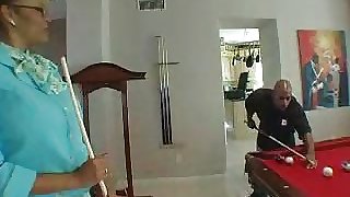 Mature black woman fucks sons best friend